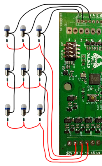led matrix wiring