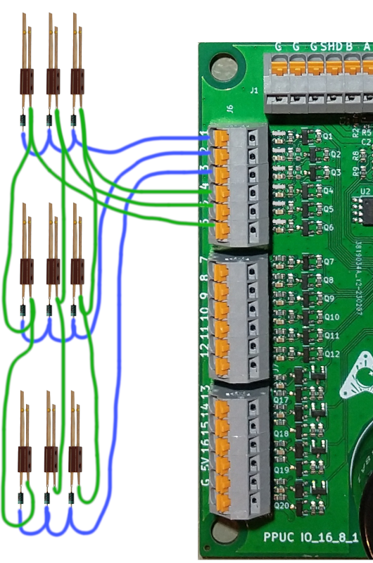 switch matrix wiring